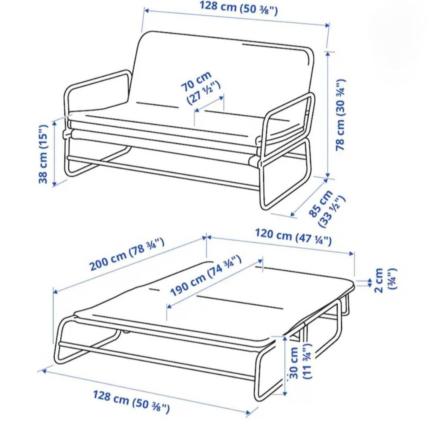 Sofá cama - IKEA
