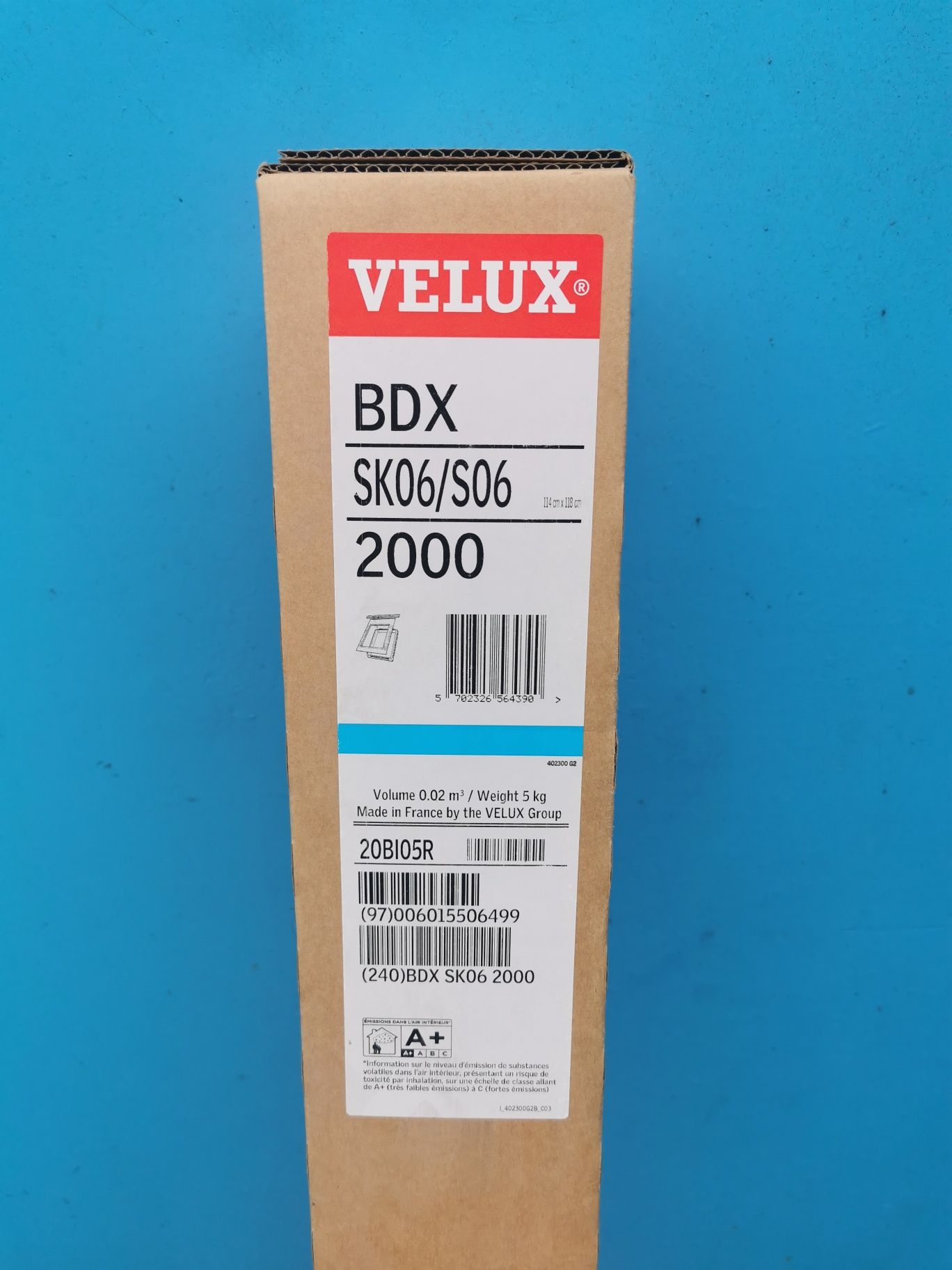 Rama izolacyjna Velux BDX 2000 SK06 114x118