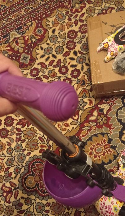 Дитячий самокат 5 в 1 з батьківською ручкою