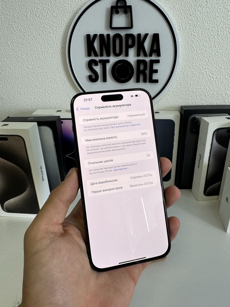 iPhone 15 Pro Max 512 Gb Black Neverlock фізична сімка
