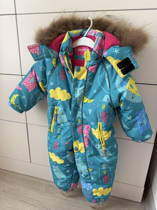 Зимовий комбінезон для дівчинки 80-86 р