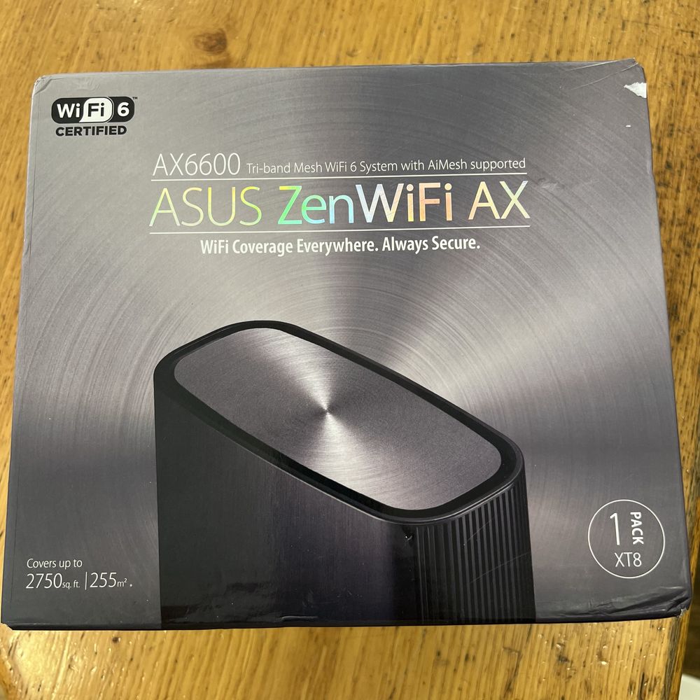 Asus Zenwifi Ax (Xt8) Wi-Fi Aimesh Ax6600 - NOVO