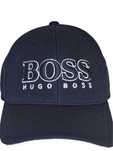 BOSS Темно-синя брендова бейсболка Hugo Green