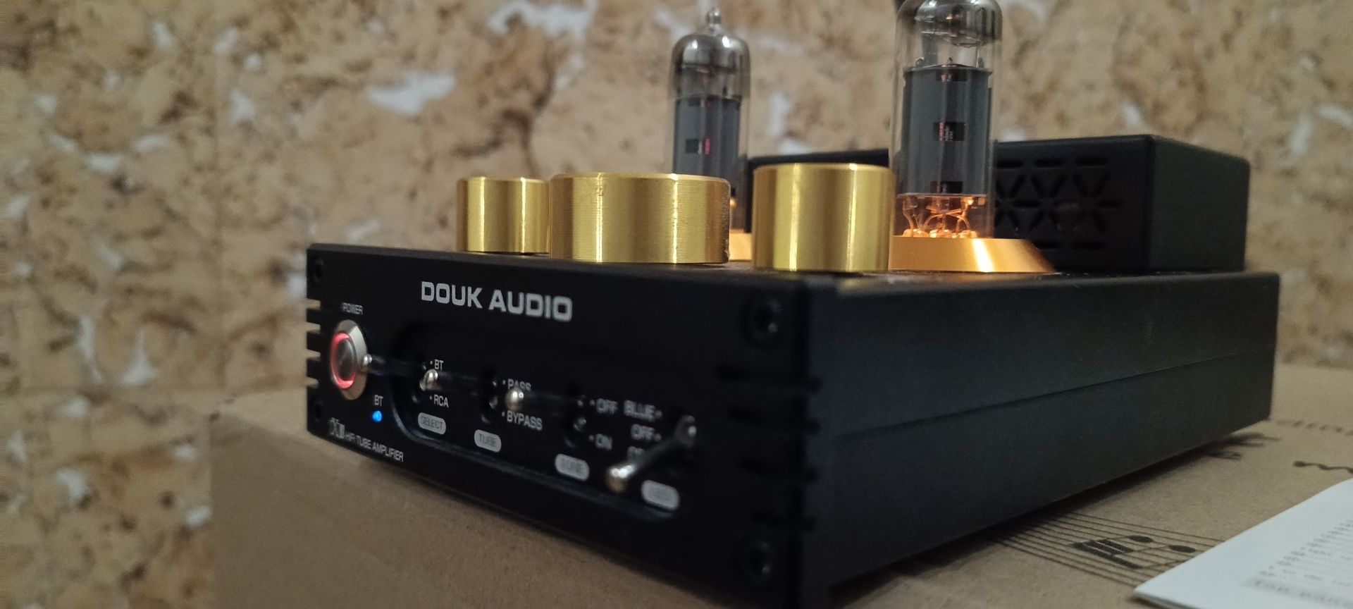 Гібридний/Ламповий HiFi Підсилювач потужності -Douk Audio X1- (160 Вт)