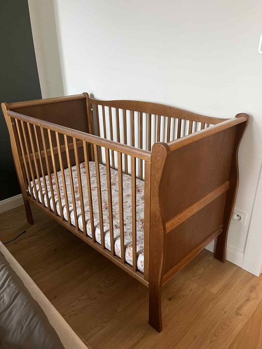 Łóżeczko niemowlęce Noble Cot vintage Woodies 120×60 cm
