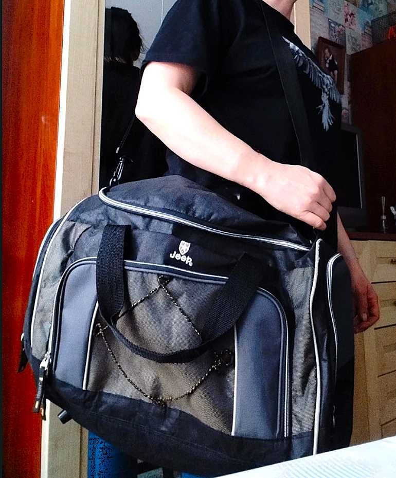 Torba Kultowej Marki„ Jeep ” Uniwersalna Orginal ! Unisex !