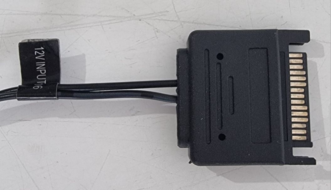Płytki sterujące wentylatorami RGB/led z okablowaniem i SATA zestaw du
