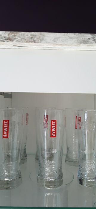 Żywiec kufle 6×0,5 6×szklanki do Whisky