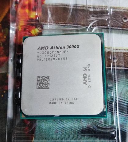 Amd Athlon 3000g с боксовым кулером от 3600