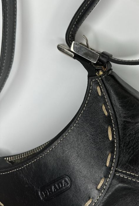 Вінтажна шкіряна сумка Prada оригінал