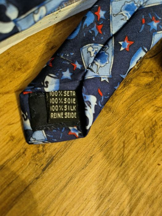 Męski krawat jedwabny Wallmans Nöjen