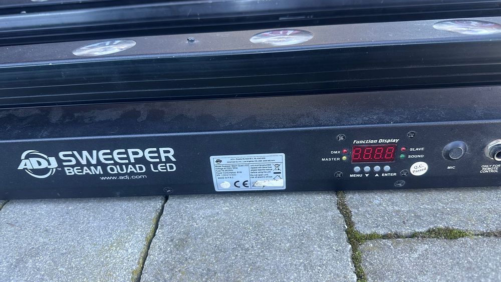 6 x belka ADJ Beam Quad Led + mocne zamawiane pokrowce na 2 sztuki.