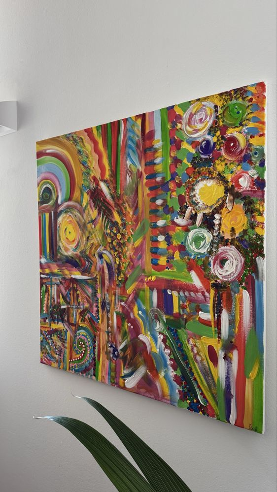 Quadro pintado à mão