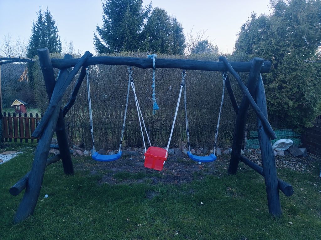 Huśtawka dębowa impregnowana