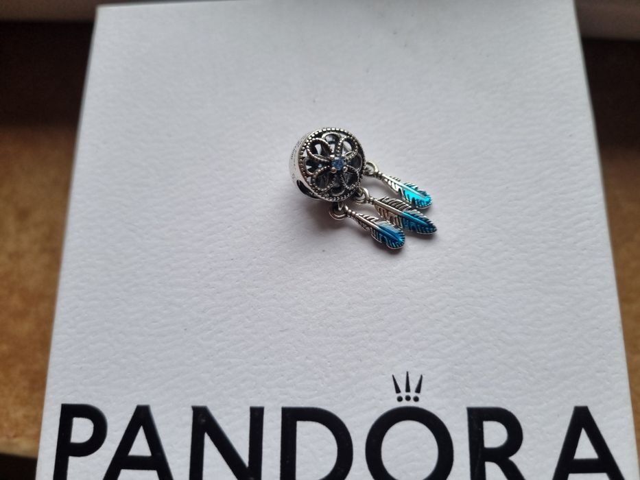 Charmsy Pandora łapacz snów o bratek Pandora