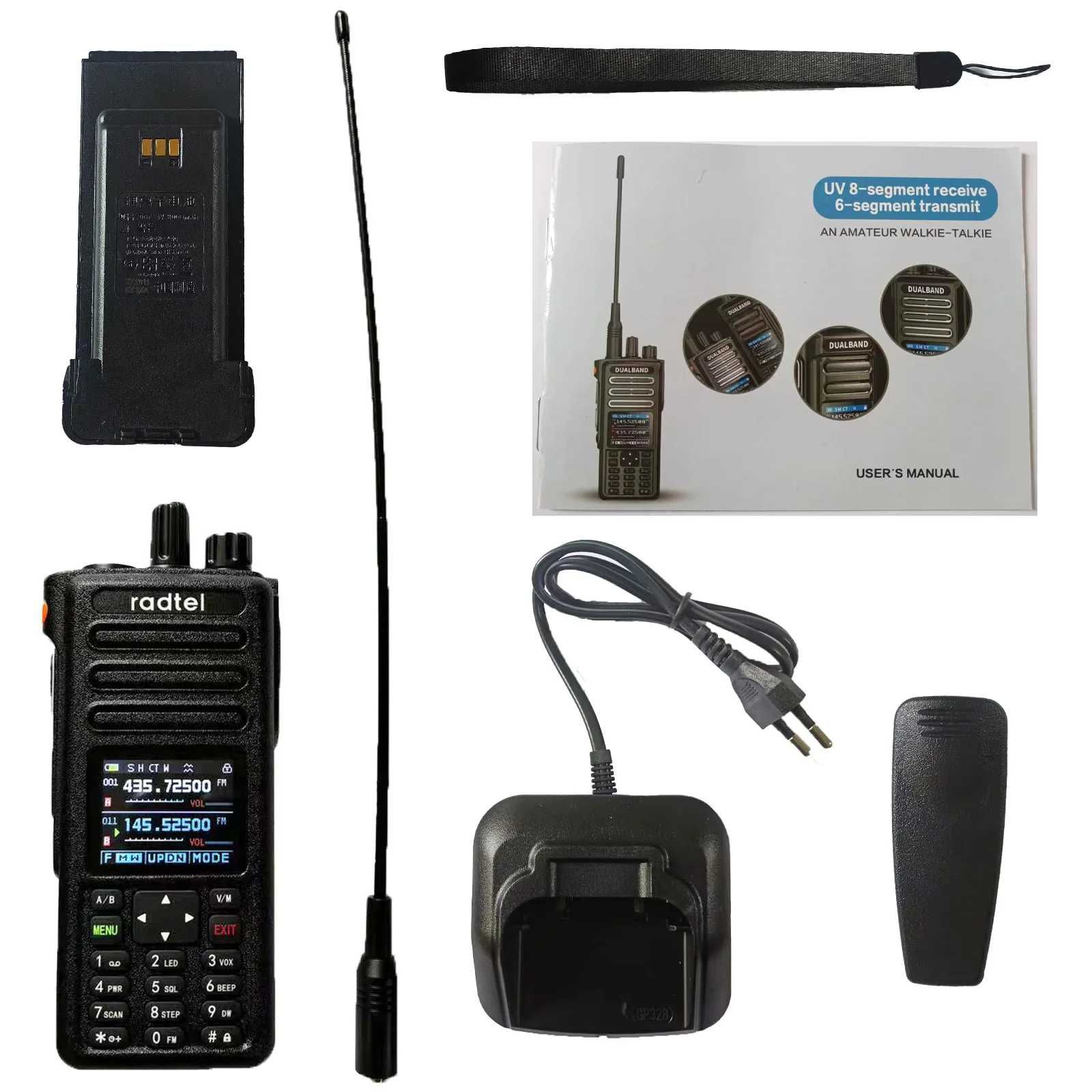 Radtel RT-730 10w Full Band FM AM UHF VHF Satcom Intercom Interphone