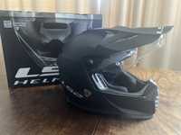 Capacete LS2 MX436 Pioneer Evo Preto Matte NOVO