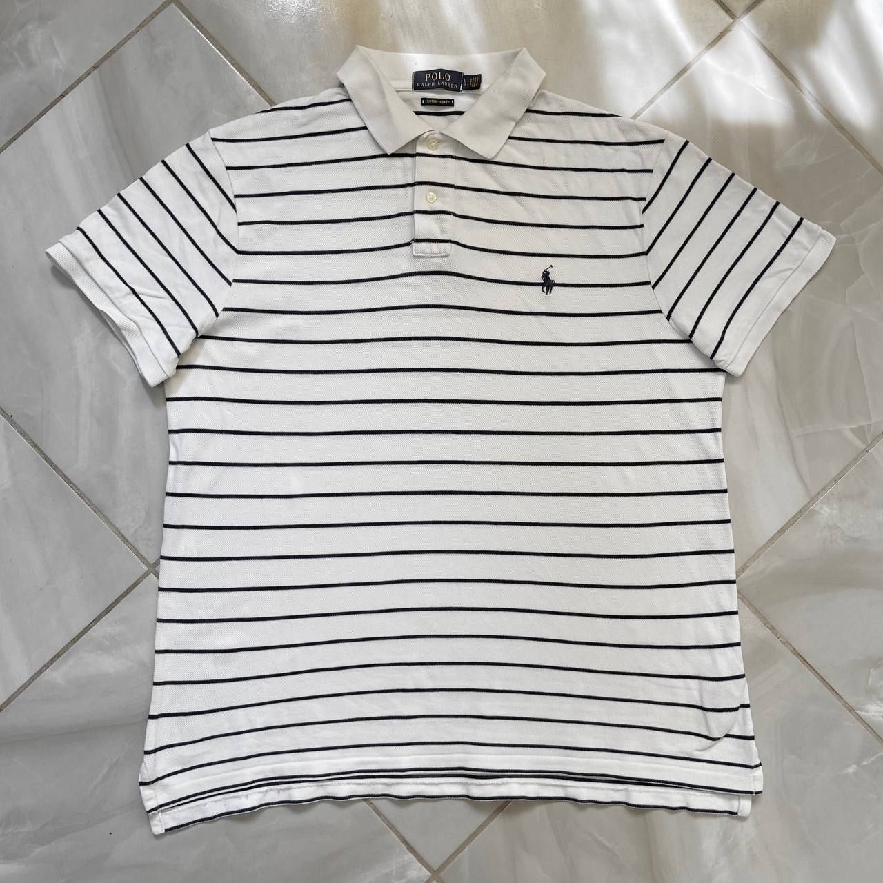 Чоловіче поло в полоску з нових колекцій  Ralph Lauren L