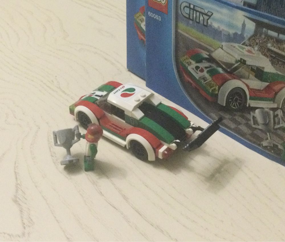 Lego city 60053 гоночная машина (тачка) octan