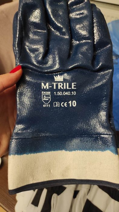 Rękawice robocze gumowe