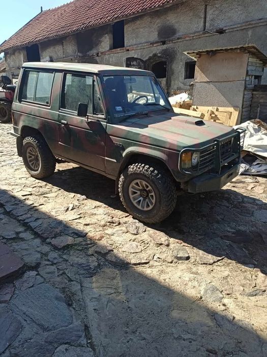 Części mitsubishi pajero I 2.5 td silnik skrzynia drzwi most reduktor