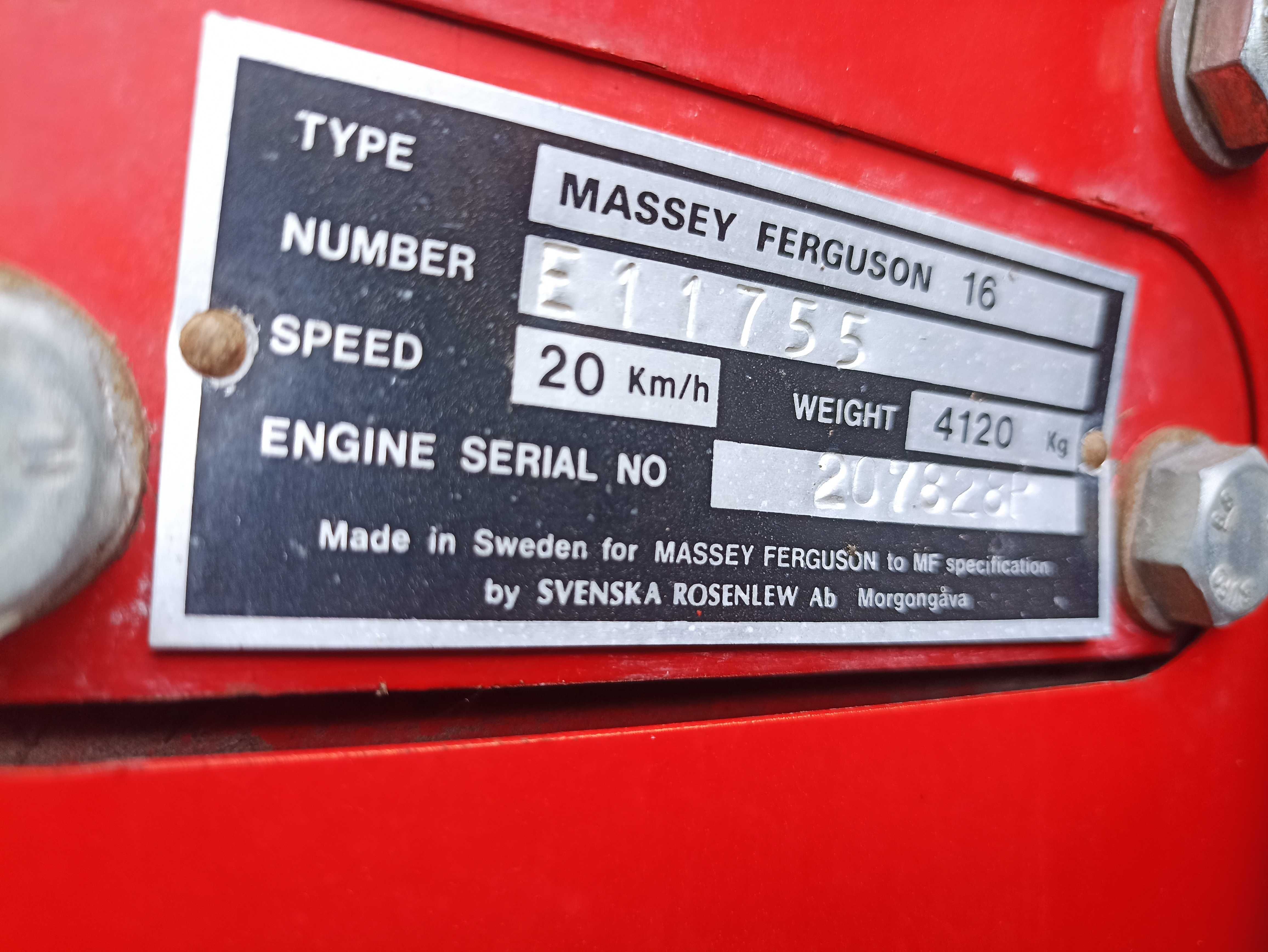 Massey Ferguson16, kombajn zbożowy, Sampo, Bizon, Claas