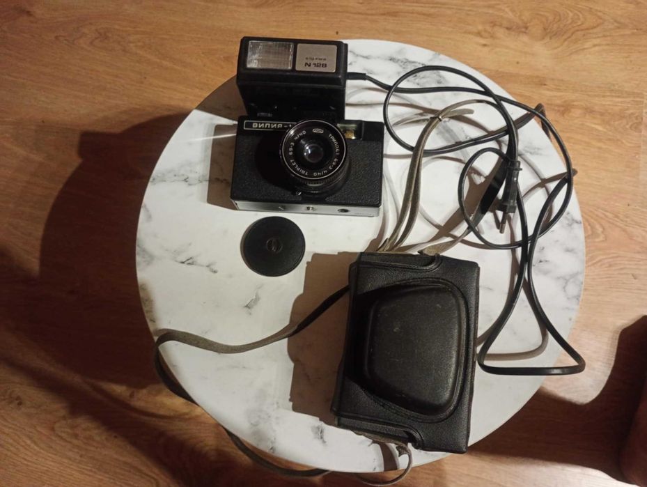 Retro stary radziecki aparat fotograficzny