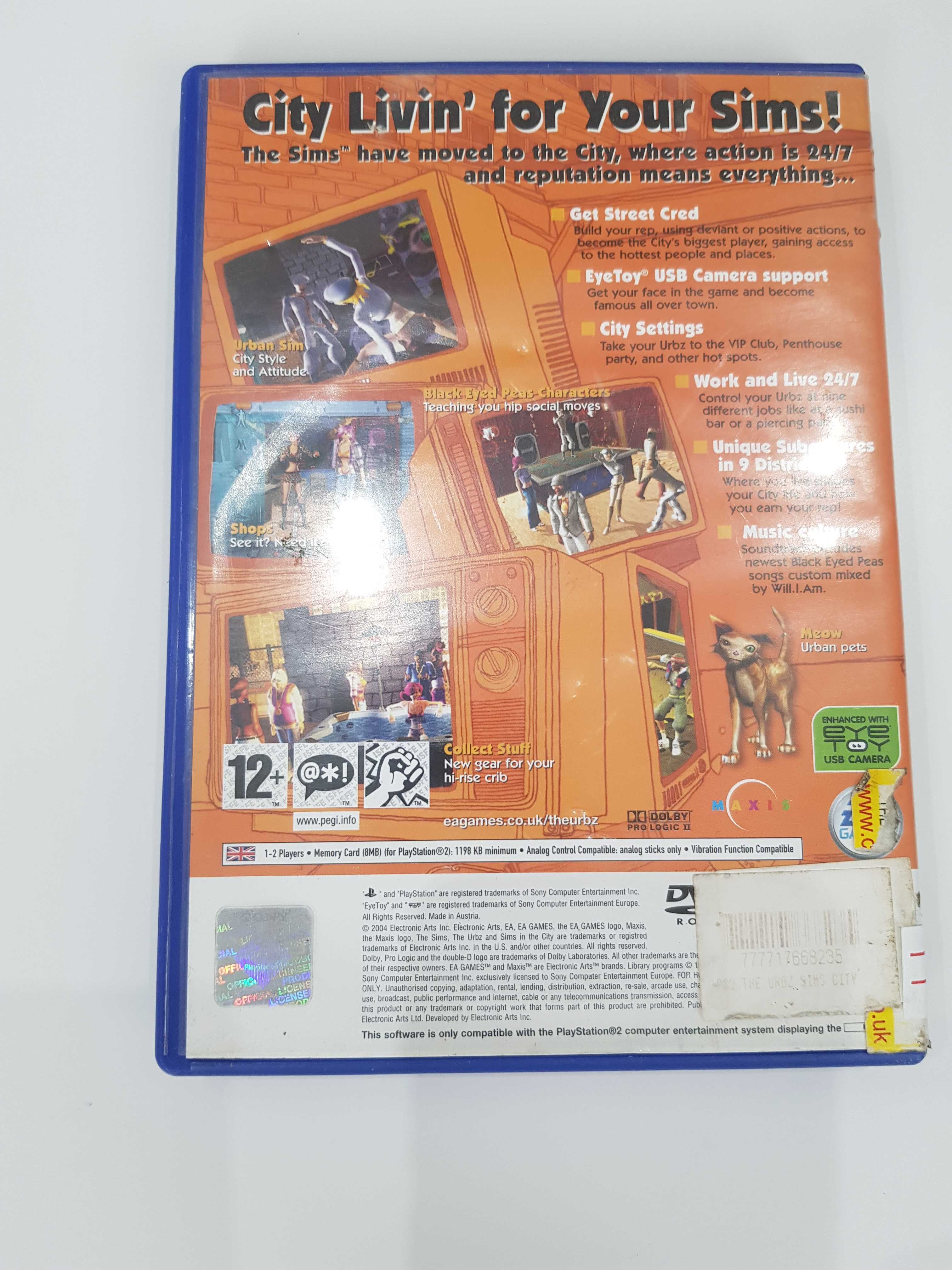 The Urbz Sims In the City PS2 Sklep Iława
