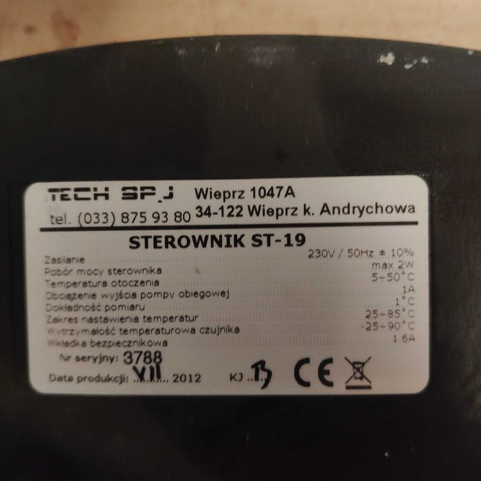Sterownik st 19 do pieca