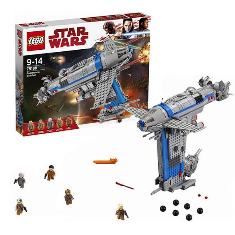 РЕДЧАЙШИЙ набор! Лего Конструктор Star Wars 75188 Бомбер Сопротивления
