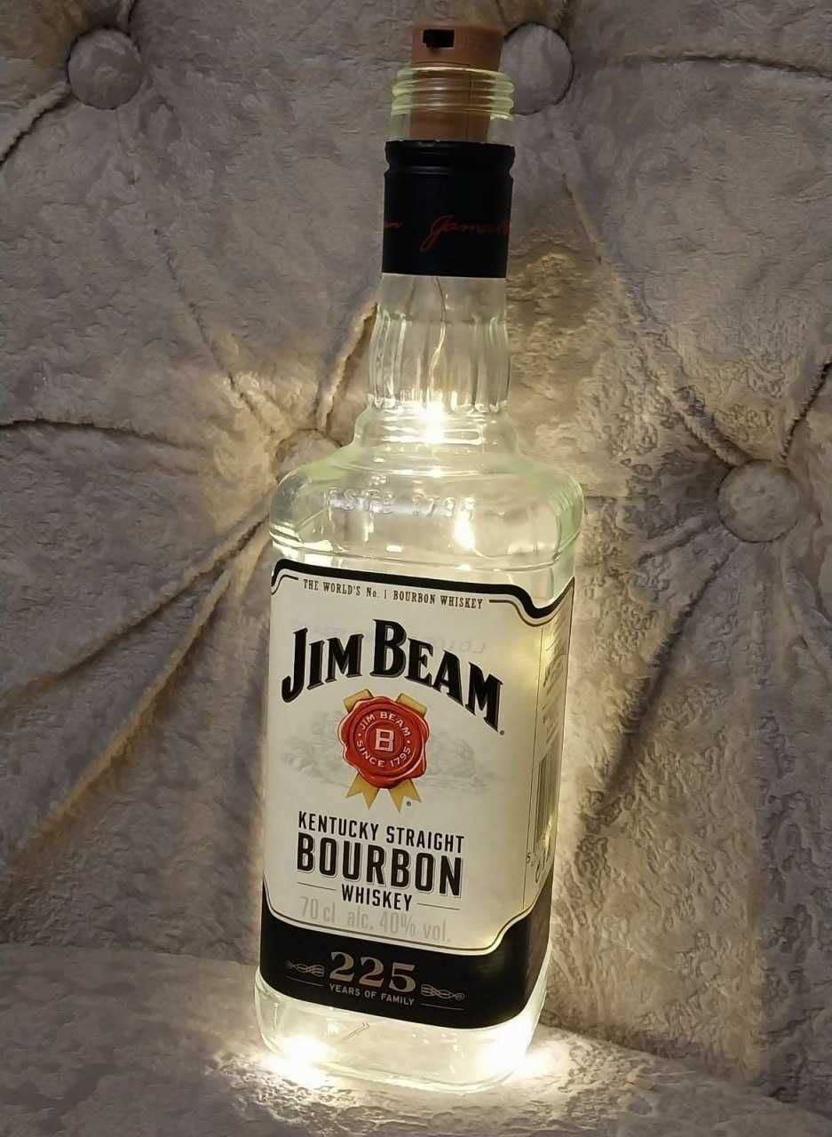 Бутылка светильник Jim Beam