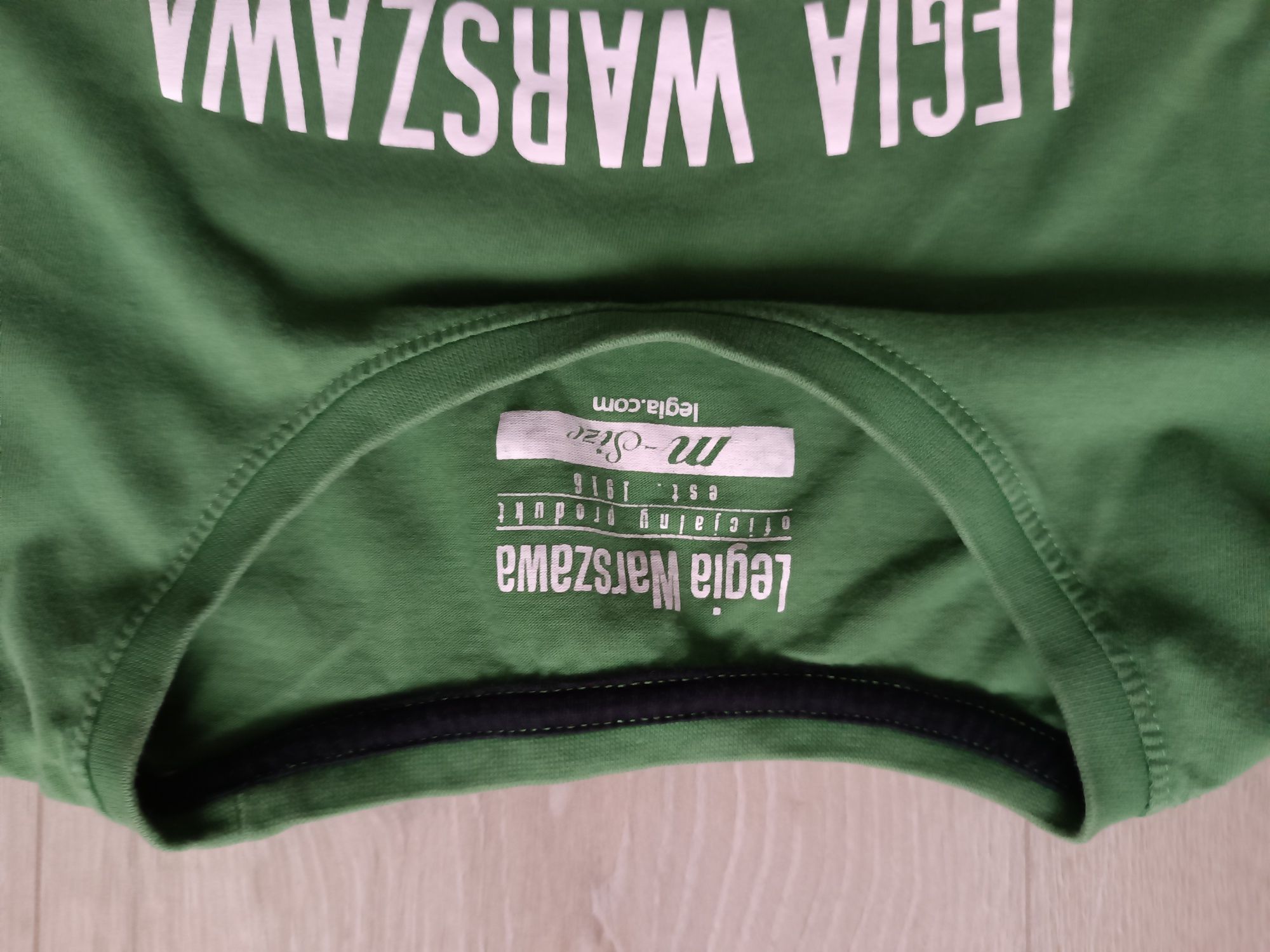 Legia tshirt koszulka damska 38 M zielona bawełna 100%