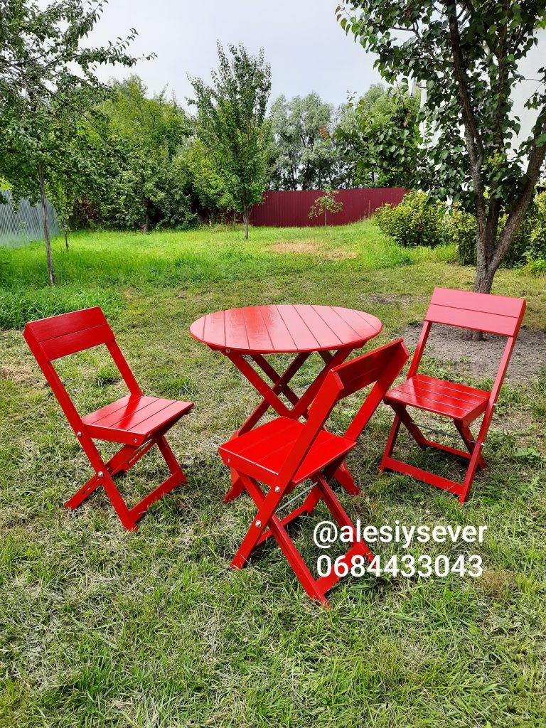 Раскладные столы и стулья для кафе, квартиры, дома!