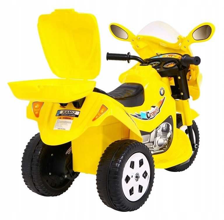 Motor trójkołowy Motorek dla dzieci na akumulator 18W do 25 kg LL1188