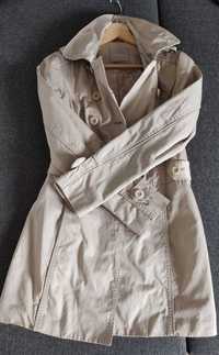 Kremowy płaszcz Orsay XS/S