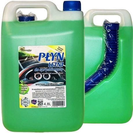 Płyn letni do spryskiwaczy z lejkiem 4,8L SUPER CENA