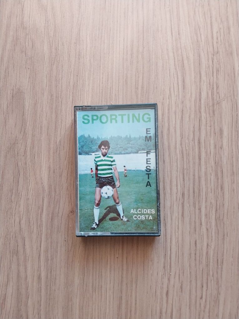 Cassete com musicas do Sporting