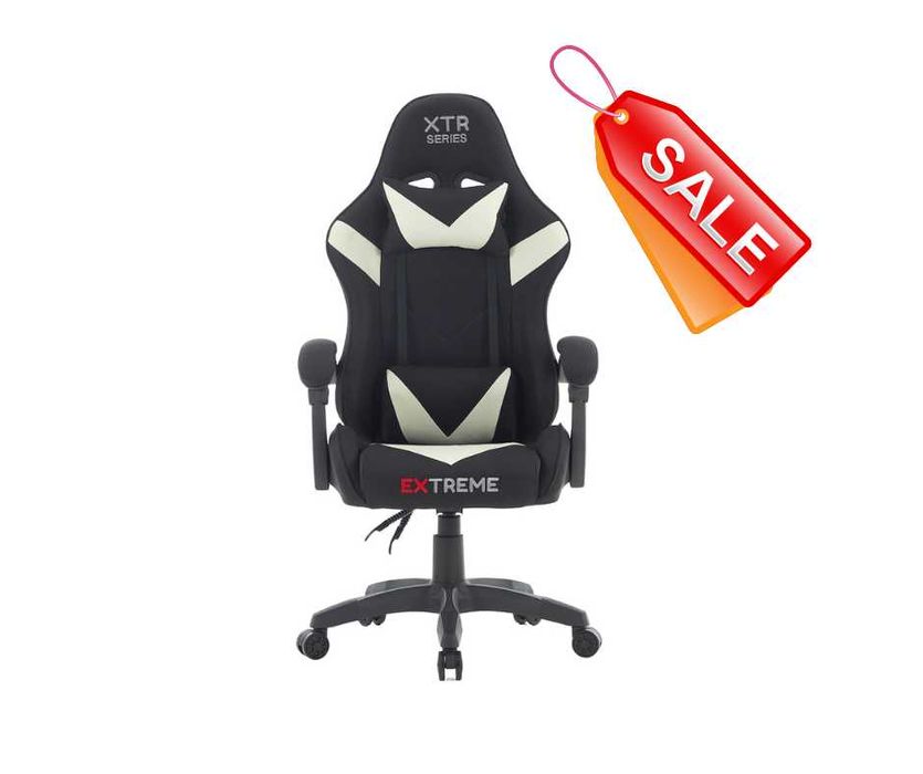 Fotel Gamingowy z tkaniny EXTREME XTR Cream