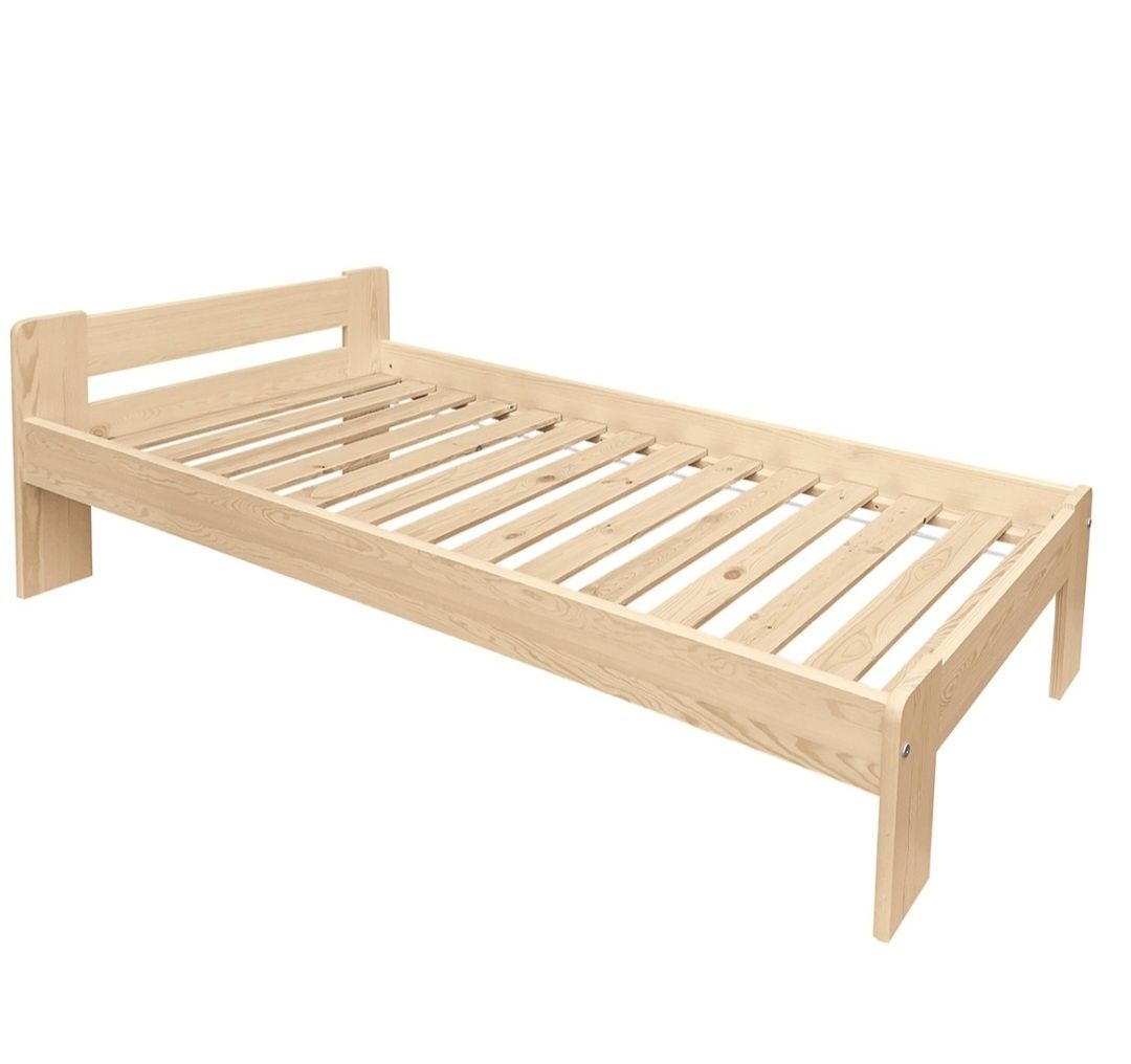 Rama łóżka sosnowe naturalne łóżko 80x200 pod materac 80x190