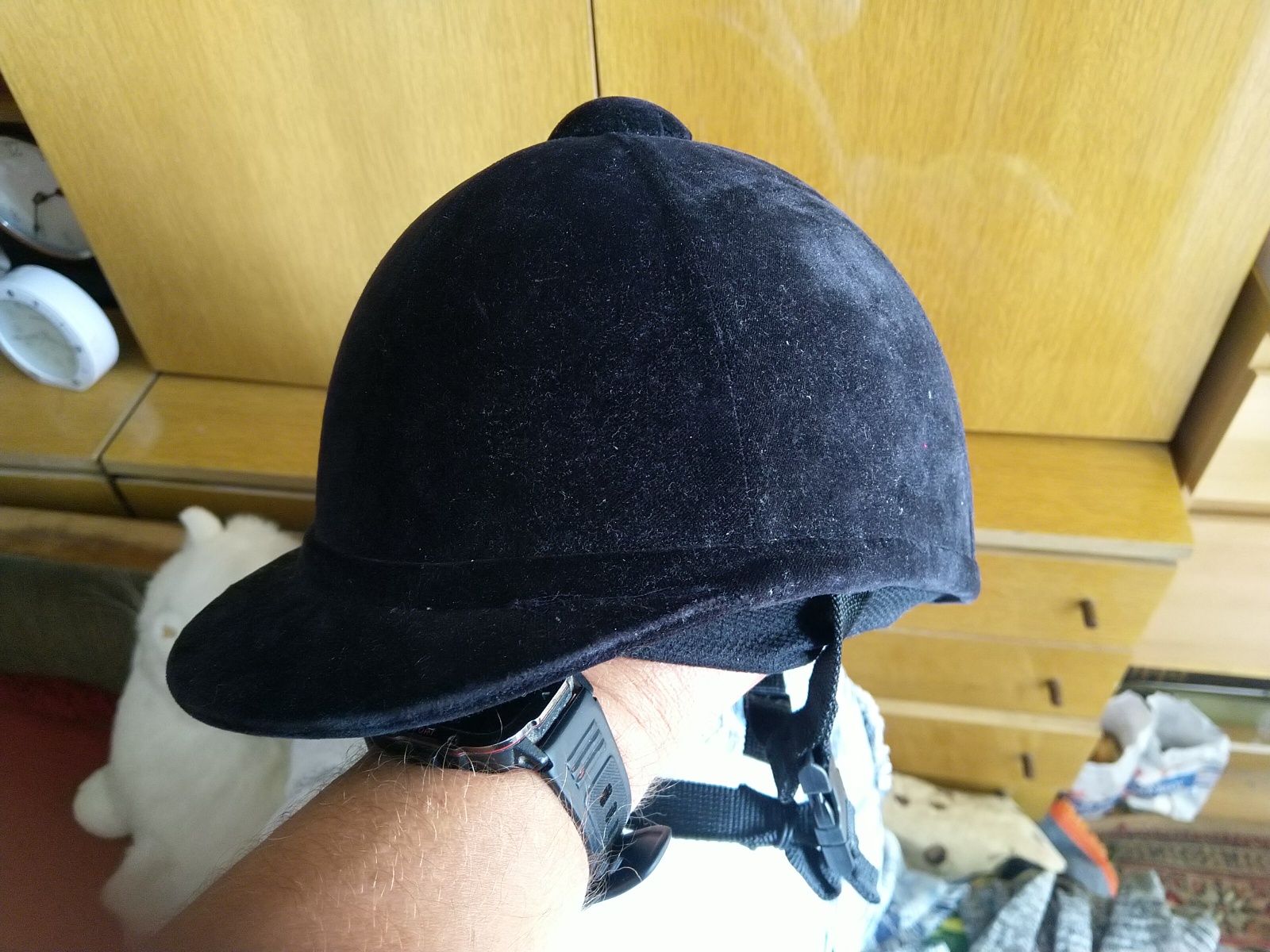 Kask jeździecki Charles Owen.