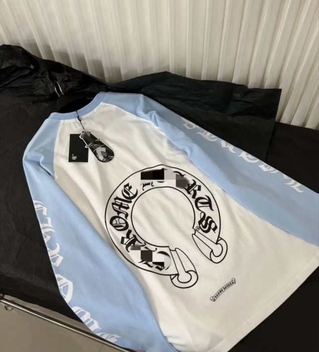 Лонг лонгсив 100% коттон в стиле Хром Хартс