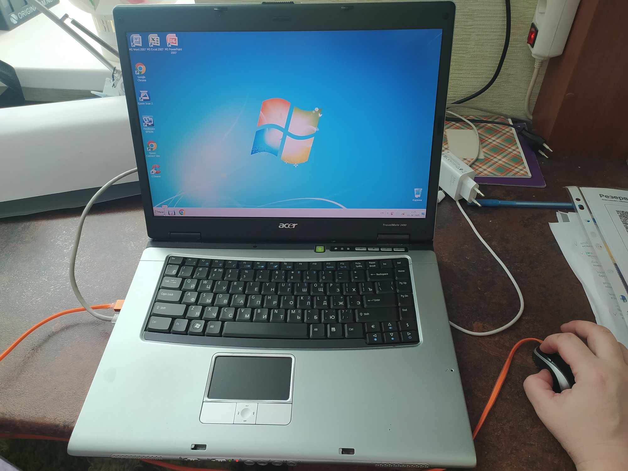 Ноутбук Acer Travel mate 2490