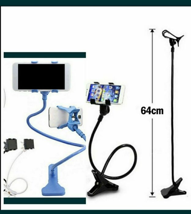 Гибкий металлический держатель для телефона Орегинал.Универсальный.