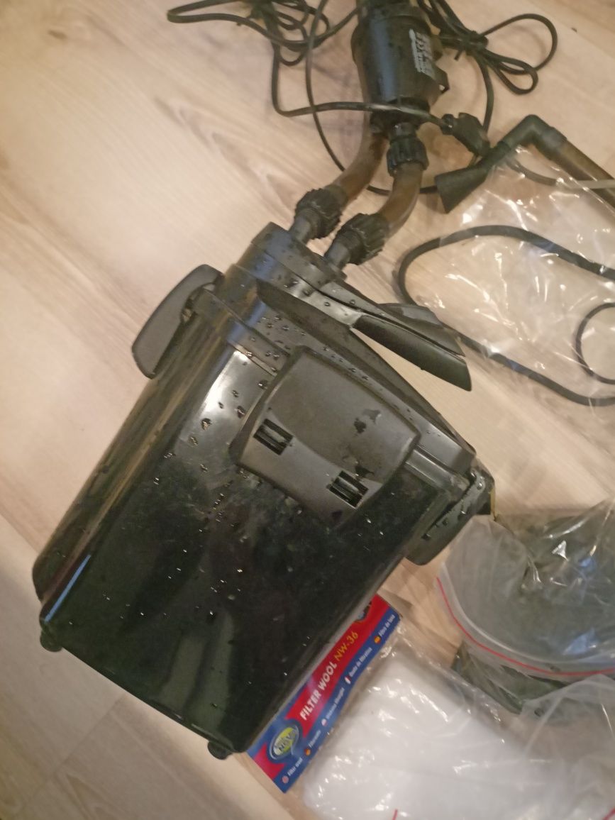 Aquael mini-kani 80 filtr zewnętrzny do akwarium pompka lampa UV wklad