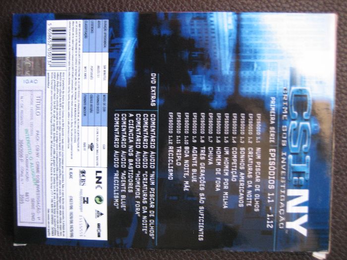 Séries CSI New York e Miami Série 1 - 4€ cada