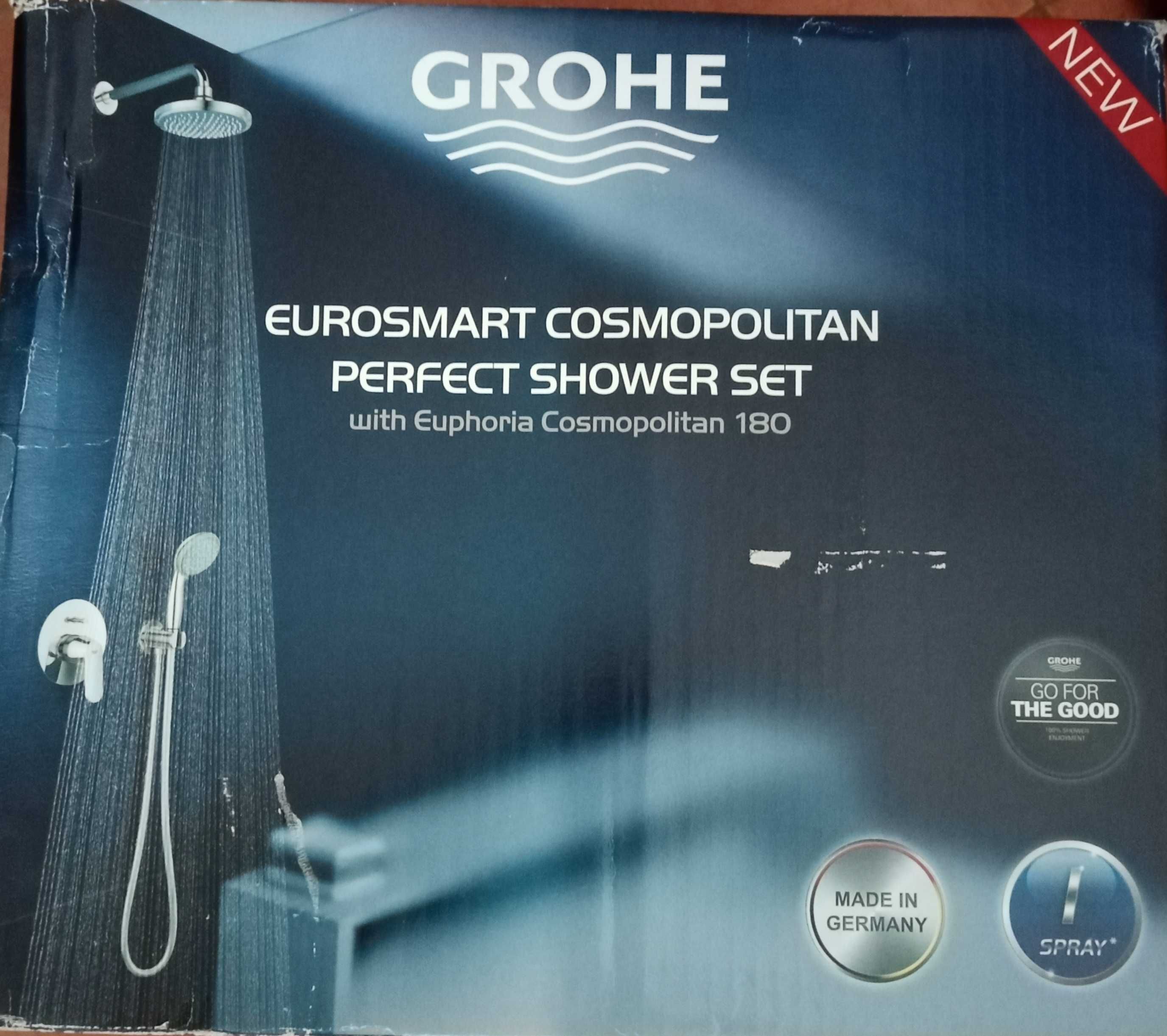 Conjunto de duche Grohe Eurosmart cosmopolitan - 2 vias