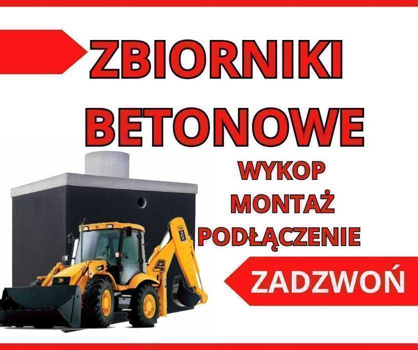 Szambo Betonowe Zbiornik Na Deszczówkę  PIWNICA Kanał 10m3 Grójec