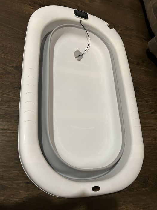 Складна дитяча ванночка з термометром