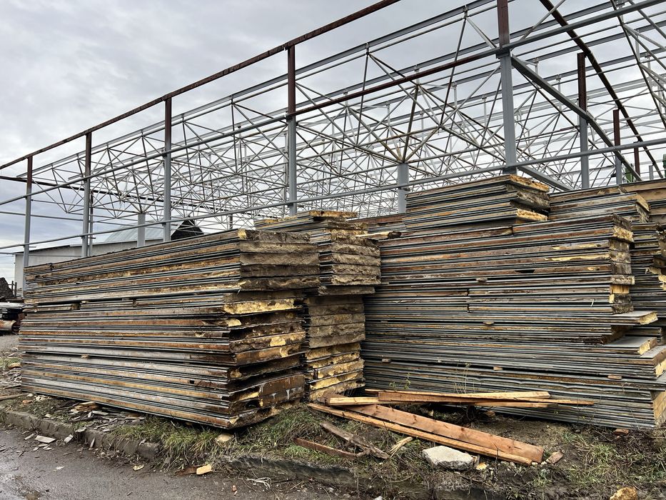 Металевий каркас б/в під СТО демонтований  24м на 24м