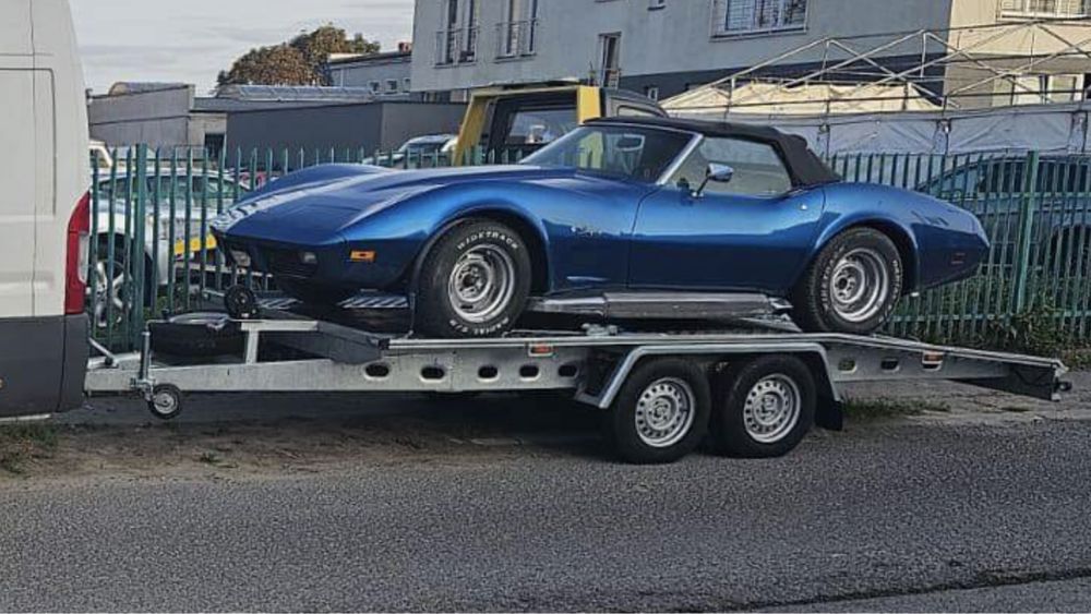 Przyczepa Laweta 4.5 m x 2.10 m Wynajem Wypożyczalnia Zgierz